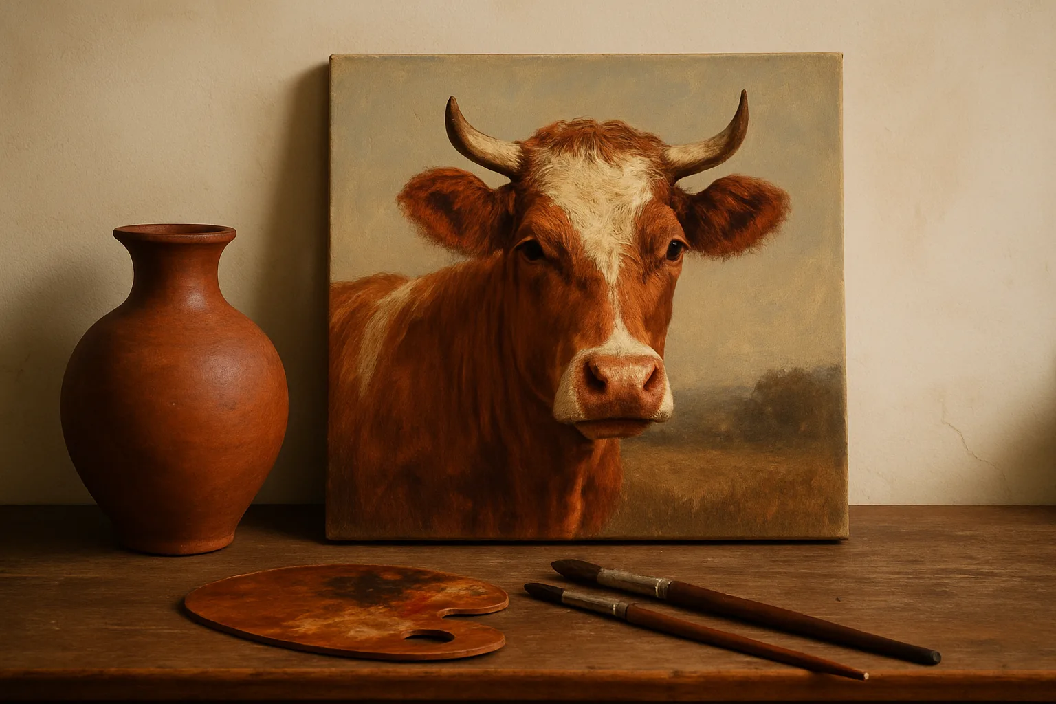 La beauté rustique des vaches : Explorer l&rsquo;art animalier en tableaux