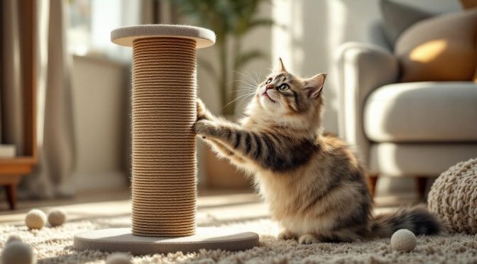 Pourquoi offrir un griffoir à son chat transforme la vie à la maison
