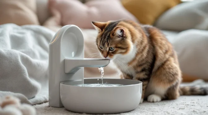 Fontaine à eau chat : notre sélection pour un compagnon bien hydraté