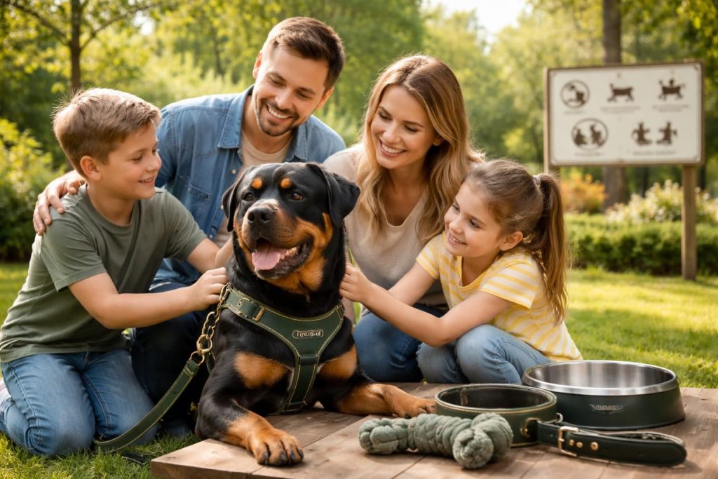 découvrez comment adopter un chien rottweiler en famille grâce aux conseils du scc et trouvez l'équipement hunter adapté pour garantir confort et sécurité à votre compagnon.