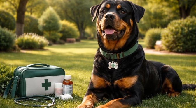Assurance responsabilité civile pour votre chien Rottweiler avec Animaux Santé et SantéVet
