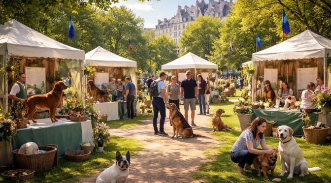 Les éleveurs canins organisent des expositions culturelles sur les races européennes à Nantes