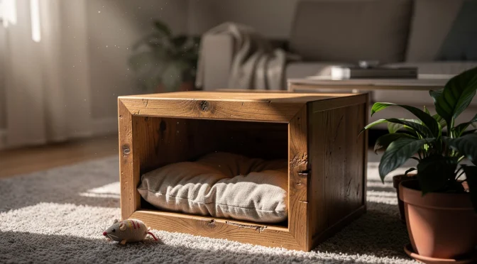 Où installer une niche intérieure pour chat : guide pour choisir le meilleur emplacement