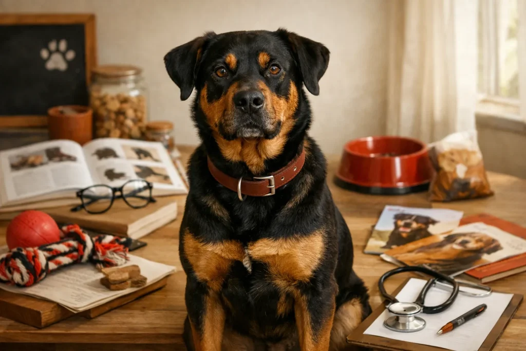Rottweiler croisé : particularités, idées reçues et bon sens