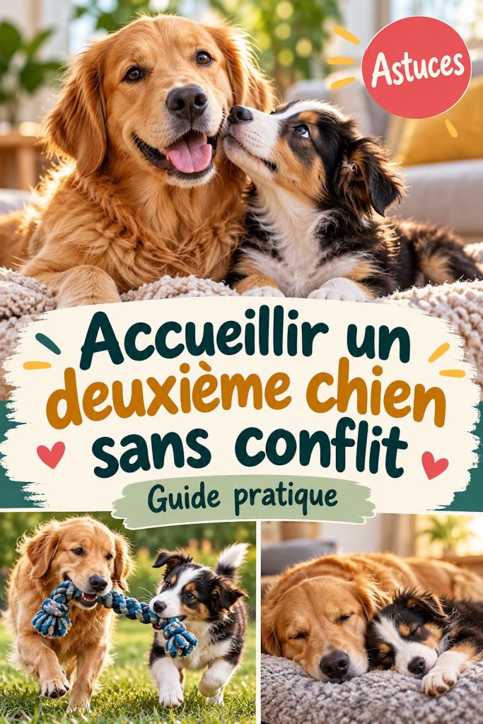 Accueillir un deuxième chien sans conflit