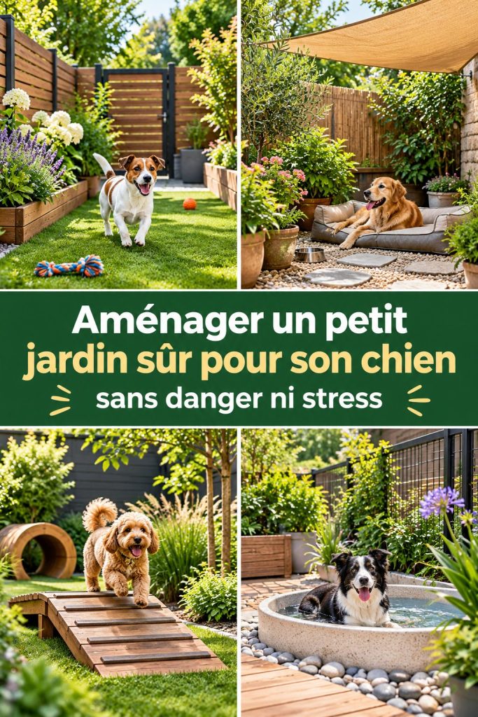 Aménager un petit jardin sûr pour son chien