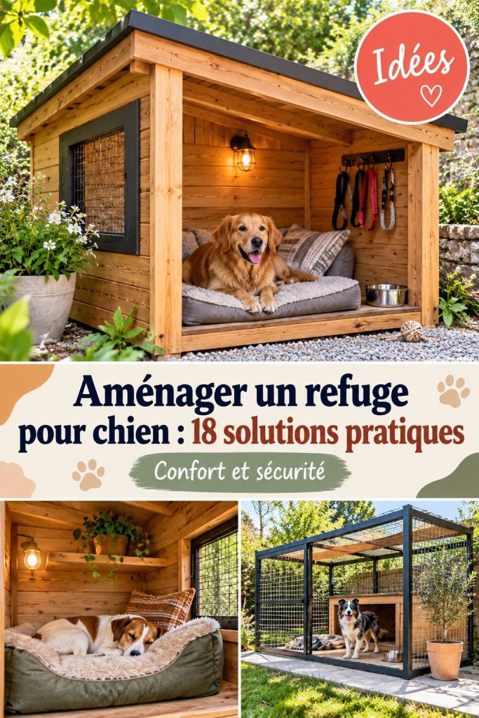 Aménager un refuge pour chien : 18 solutions pratiques