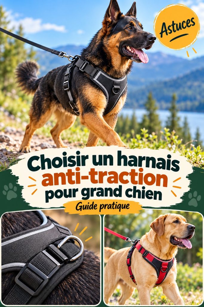 Choisir un harnais anti-traction pour grand chien