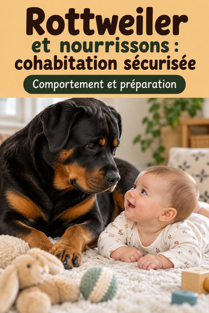 Rottweiler et nourrissons : cohabitation sécurisée
