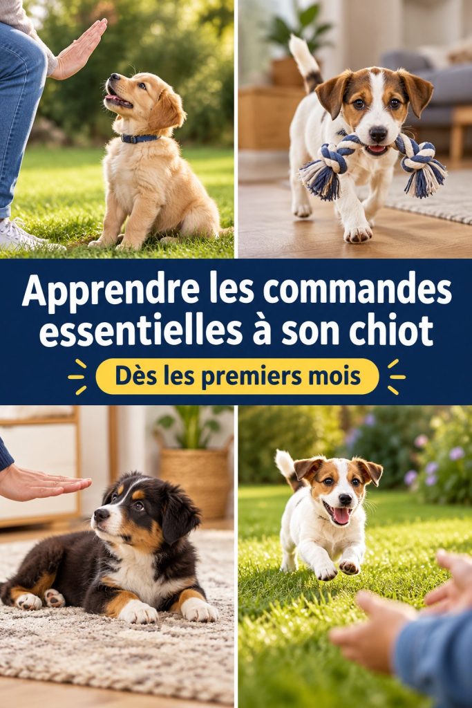 Maîtriser les commandes essentielles pour votre chiot