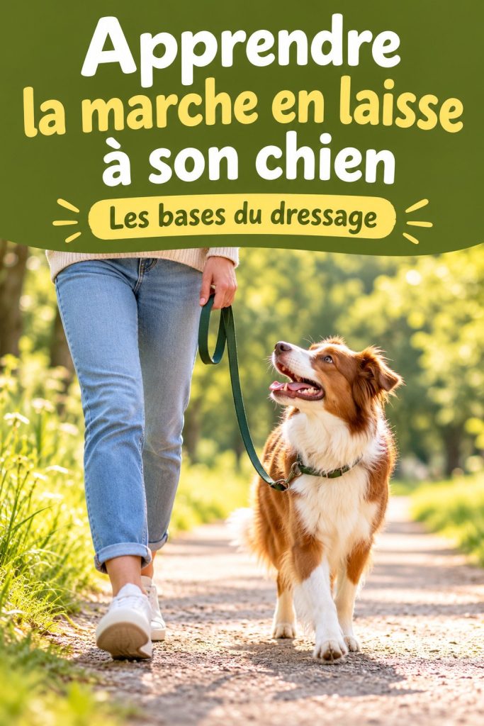 Maîtriser la marche en laisse avec votre chien