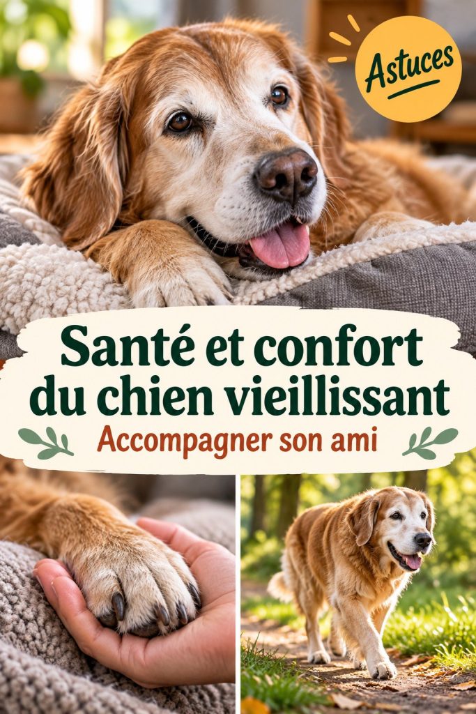 Santé et confort du chien vieillissant : conseils pratiques