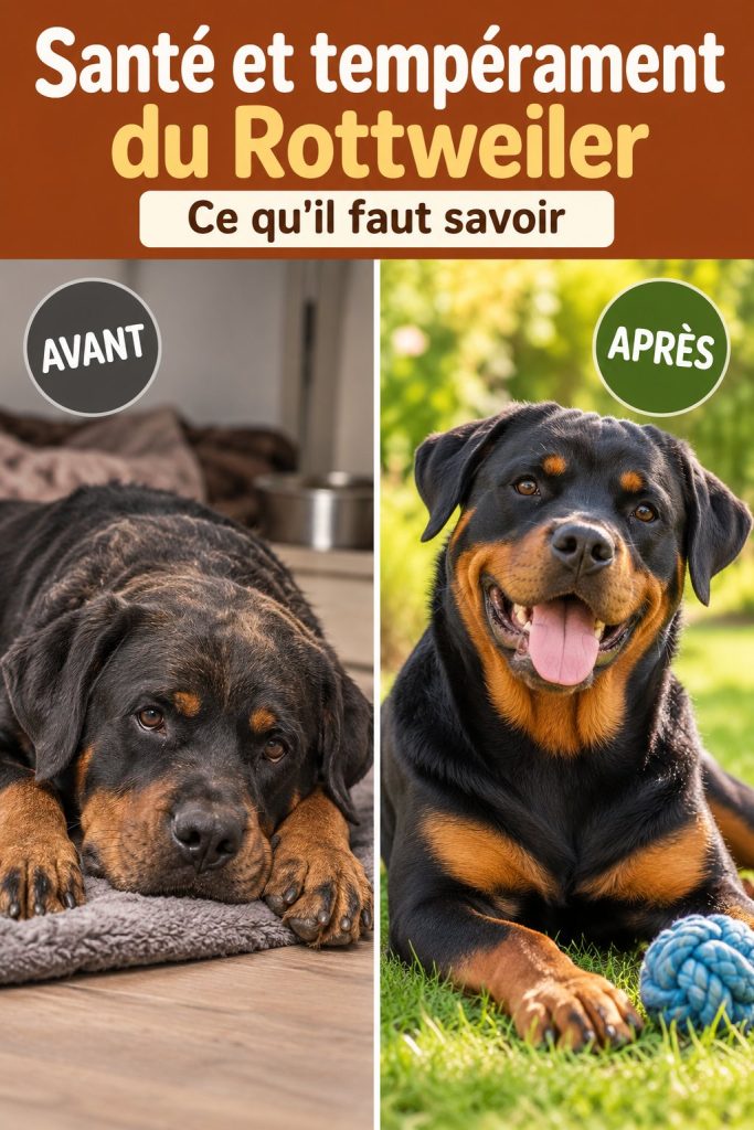 Comprendre la santé et le tempérament du Rottweiler